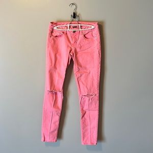 American Eagle skinny low rise jeans
